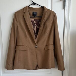 Tan Blazer/Jacket Size Medium Brand Limited
